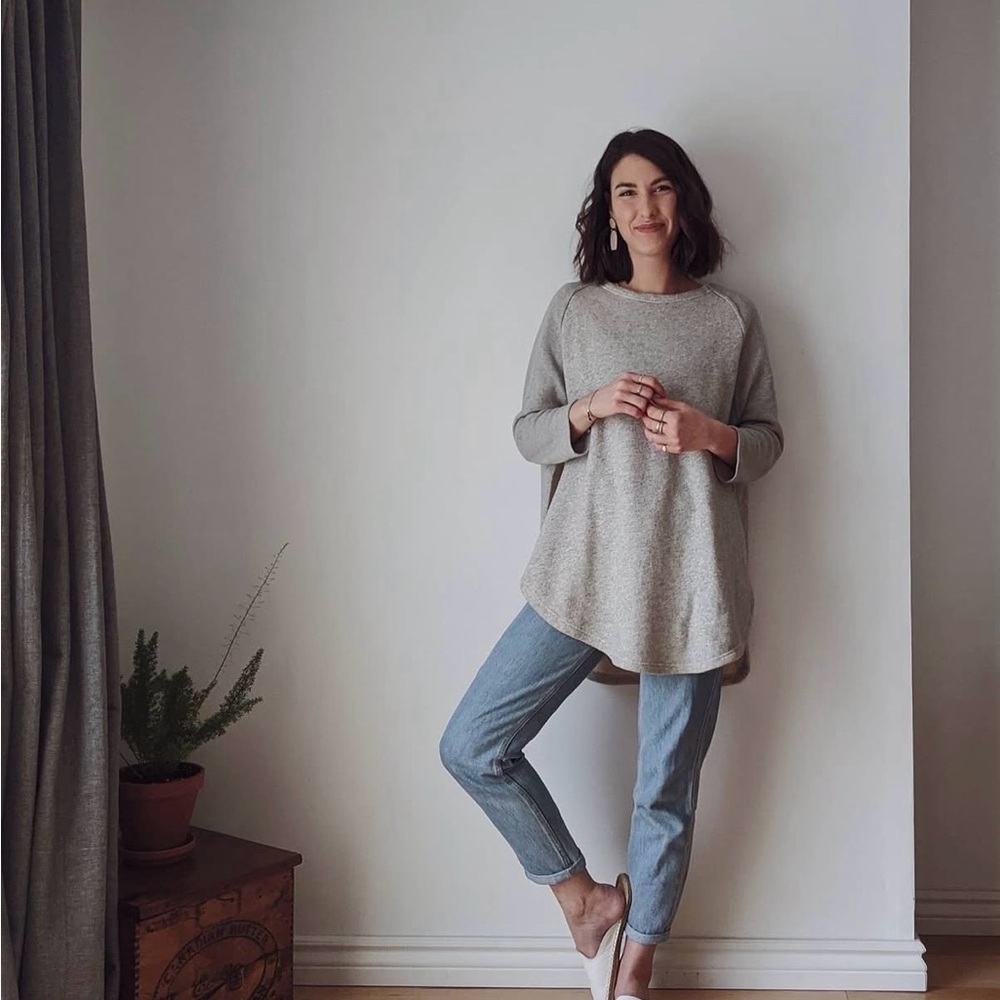Blondie Apparel Light Gray East End Sweater